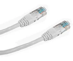 DATACOM Patch kabelis UTP CAT5E 0.25m baltas