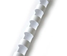 Eurosupplies Plastikinės nugarėlės 8 baltos spalvos