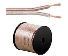 Goobay Cable Garsiakalbio Kabelis Skaidrus CU - Kabelio ilgis 100 m