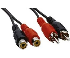 Kabelis Goobay RCA (Cinch) x2 - RCA (Cinch) x2 2.5m juoda (50026)