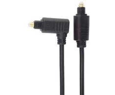 PremiumCord Cable Toslink – Toslink 90°, kabelio storis: 4,0 mm, ilgis 1 m