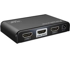 PremiumCord PREMIUMCORD HDMI 2.0 skirstytuvas, 1–2 prievadai, 4K x 2K/60Hz, FULL HD, 3D, juoda