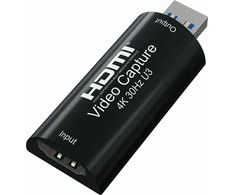 „PremiumCord“ HDMI fiksavimo / griebtuvas, skirtas įrašyti vaizdo / garso signalą į kompiuterį su USB3.0
