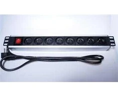 Šakotuvas PremiumCord PremiumCord Maitinimo skydelis 19" stovui 1,5U, 8x230V, 2m laidas, jungiklis