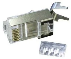 PremiumCord RJ 45 shielded connector, Cat6, strong wire AWG23, folded