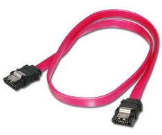 PremiumCord SATA 150/300 data cable with metal latch 0.5m