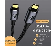 Kabelis USB PremiumCord USB-C - USB-C 1.2 m Juodas (ku4cr12)