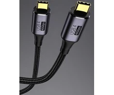 Kabelis USB PremiumCord USB-C - USB-C 0.3 m Juodas (ku4cr03)