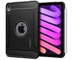 Spigen Rugged Armor, juodas - iPad mini 2024/6