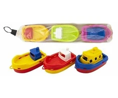Ostatní Teddies boats 3pcs in the water