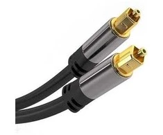 PremiumCord Kabelis Toslink M/M, OD: 6mm, Auksinis dizainas 5m
