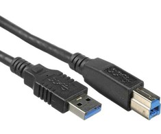 PremiumCord Cable USB 3.0 Super-speed 5Gbps A-B, 9pin, 0.5m