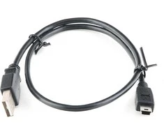 USB kabelis PremiumCord Kabelis PremiumCord USB 2.0, AB mini, 5- pin, 0.5m