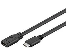 Premiumcord USB-C extension cable (USB 3.1 generation 1), C/M - C/F, 1m