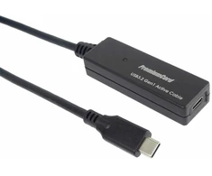 PREMIUMCORD USB-C kartotuvas ir ilgintuvas vyriškas-moteris, 5Gbps 5m