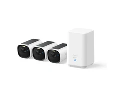 „Eufy Cam E40“ 3 kamerų rinkinys („HomeBase S380“) Baltas