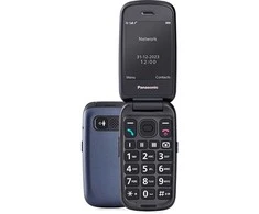 Panasonic 4G mobilusis telefonas, mėlynos spalvos (KX-TU550EXC)