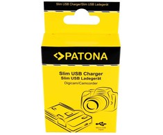 Patona charger for Photo Fuji NP-40/NP-60/NP-95/NP-120, slim, USB