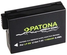 Akumuliatorius Patona pro Canon LP-E8 1120mAh (PT1136)