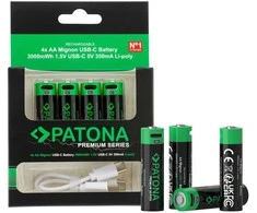 PATONA rechargeable battery AA/LR6 Li-Pol 2000mAh