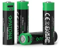 PATONA rechargeable battery AA/LR6 Li-Pol 2000mAh