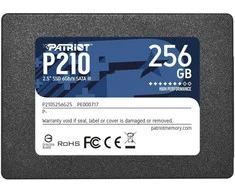 Kietasis vidinis diskas Patriot P210 SSD SATA III 2.5", 256 GB