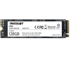 Kietasis vidinis diskas Patriot P300 M.2 PCIe Gen 3 x4 128GB SSD