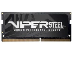 Nešiojamo kompiuterio atmintis RAM Modulis - Patriot Memory Viper Steel 8GB DDR4 3200MHz, juodas