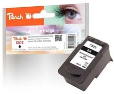 Peach C512 juodas compatible with Canon PG-512
