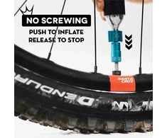 PEATY'S HOLESHOT CO2 PUMP + BOMBS 2 PCS - MTB (25G) - Juodas (PPR-HTI-MTB-BLK-12)