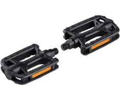Pedals FORCE 877 plastikas ball bearings, juodas
