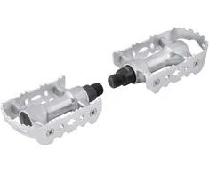 pedals FORCE 910 Al ball bearings, sidabrinis