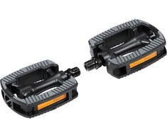 pedals FORCE BULK plastikas ball bearings, juodas