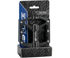 pedals FORCE STEEP 2 aliuminio, diameter bearings, juodas