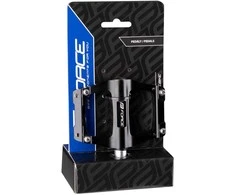 FORCE GRIT aliuminio pedals, diameter bearings, juodas