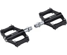 FORCE GRIT aliuminio pedals, diameter bearings, juodas