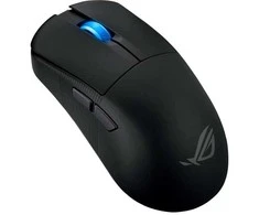 ASUS ROG Harpe Ace Mini belaidė žaidimų pelė, optinis jutiklis, 42,000 DPI, 5 mygtukai, juoda, abiejų rankų, USB Type-C ir Bluetooth ryšys