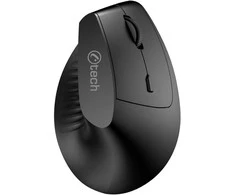 Pelė C-TECH VEM-15, Vertical, Dual mode, Wireless, BT5.0 + 2.4GHz