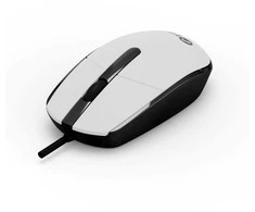 Pelė C-TECH WM-10, juodas and baltas, USB