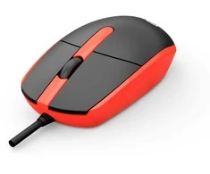 Pelė C-TECH WM-10, juodas and red, USB