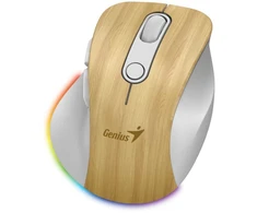 Genius Ergo 9000S Pro Bevielė pelė, balta ir-smėlio spalva, 2400DPI