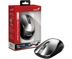 GENIUS pelė NX-7125 Sidabrinis/ 1200 dpi/ bezdrátová/ Copilot/ sidabrinė