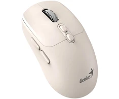 GENIUS NX-8080S BT pelė / dviguba „Bluetooth“ + 2,4 GHz / 1600 dpi / „Copilot“ / belaidė / tyli / smėlio spalvos