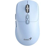 GENIUS NX-8080S BT pelė / dviguba „Bluetooth“ + 2,4 GHz / 1600 dpi / „Copilot“ / belaidė / tyli / mėlyna