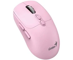 Pelė Genius pelė NX-8080S BT/ podwójny Bluetooth + 2,4GHz/ 1600 dpi/ Copilot/ bezdrátowa/ tichá/ rožinė