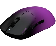 Pelė Hator Quasar 3 Ultima 8K Wireless juoda-violetinė