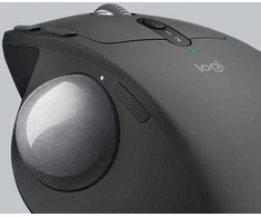 Logitech - MX Ergo S pažangus belaidis kamuoliukas, juodas