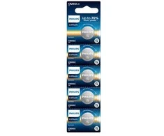 PHILIPS CR2032P5/01B Minicells Baterija, Lithium (5pcs)