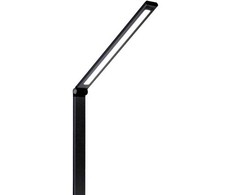 PLATINET stalinė lempa LAMPKA BIURKOWA 10W, aliuminio, belaidis įkrovimas, 3 žingsnių pritemdymas, 5 žingsnių spalvų rinkinys, juoda [46024]
