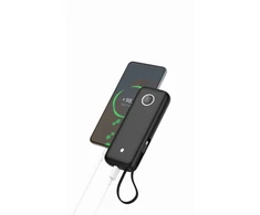 PLATINET POWER BANK 20000 mAh 70W PD QC Li-ion EV baterija 1400 ciklų 1x USB-C 1x USB-A 1x USB-C laidas [46321]